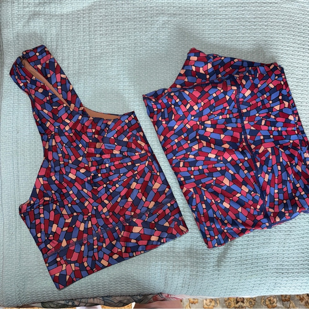 Fabletics Plus Size Sports Bra and Legging Set